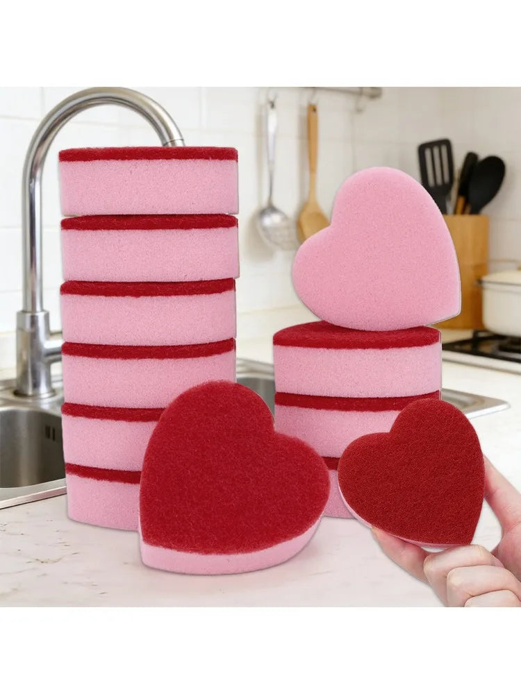 5/12pcs Non-Scratch Dish Sponge Dual Sided Sponges Dishes