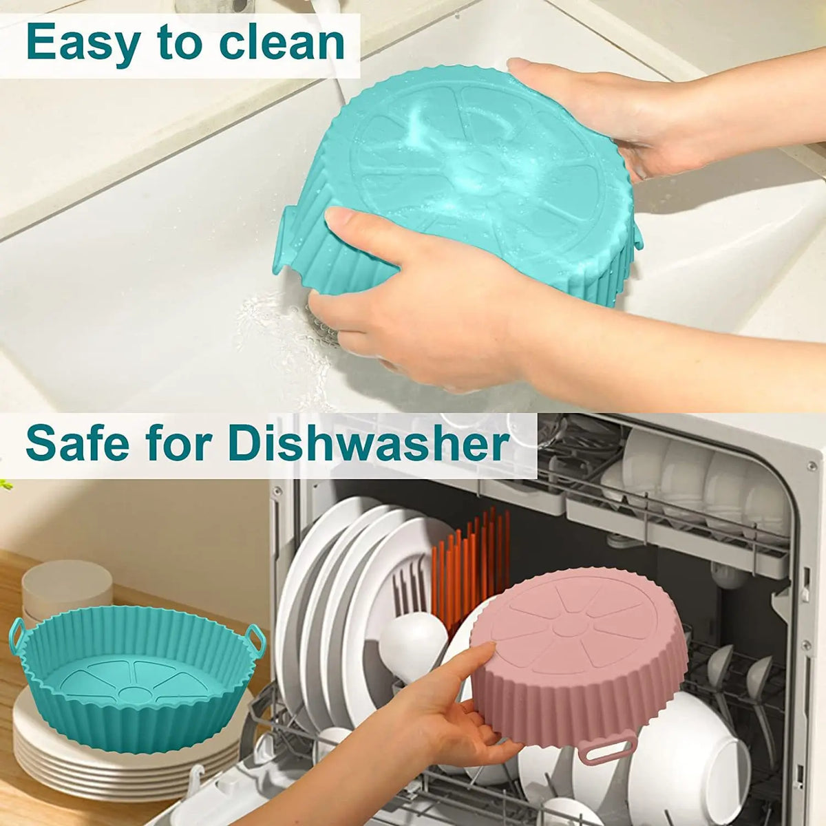 Air Fryer Silicone Basket Thicken Silicone Mold Air