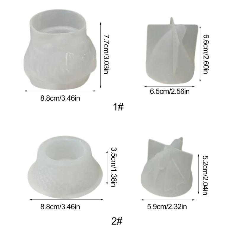Santa Storage Jar Mould Jewelry Silicone Mold Gypsum