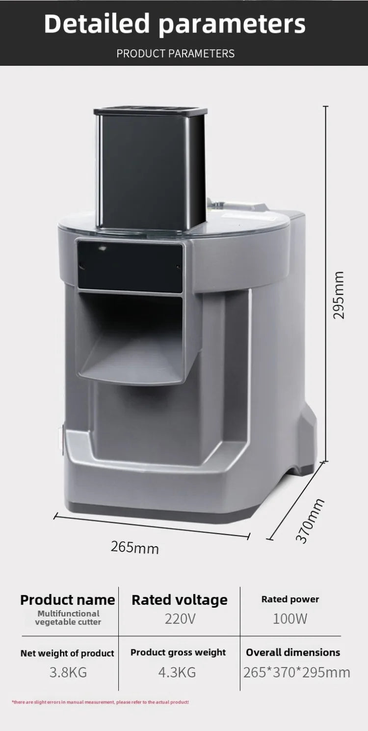 110v 220v In Commercial Food Processor Vegetable Slicer