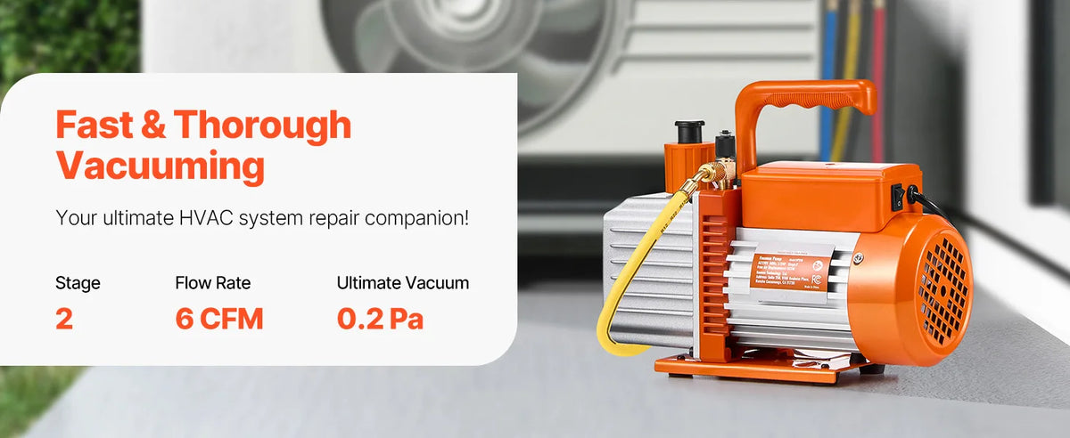 Succebuy Vacuum Pump & Oil Bottle 5cfm/4cfm/5cfm 1-Stage