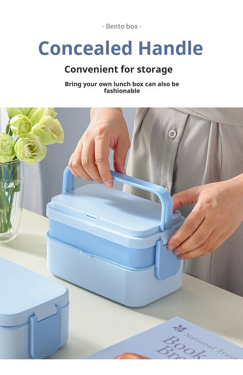 Magic Bento Box Double Layer Lunch Box Meal