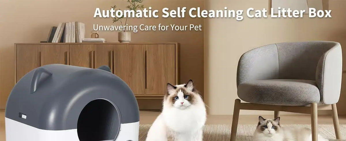 Hausprofi Smart Self Cleaning Litter Box Large Capacity