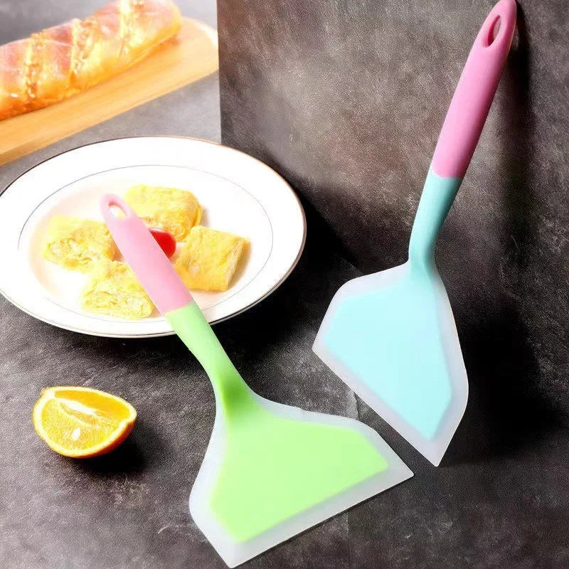 1pcs Random Color Silicone Ware Cooking Utensils Spatula