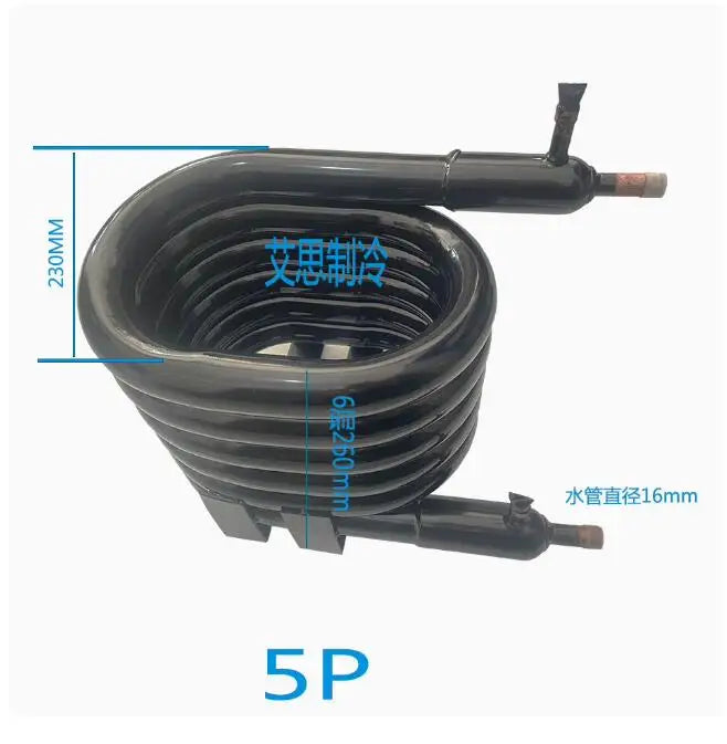 Ice Maker Water Cooled Condenser Air Conditioning Tube