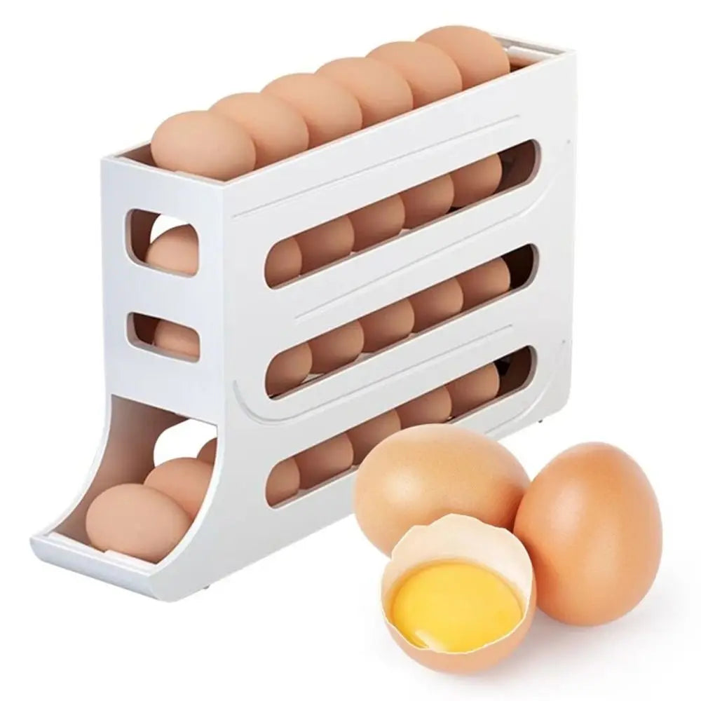 Practical Refrigerator Egg Storage Box 30 Grids Plastic