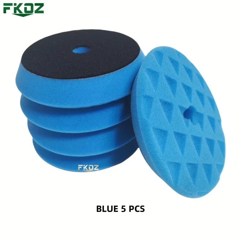 6/7 Inch Concave Triangle Car Polishing Sponge Pad