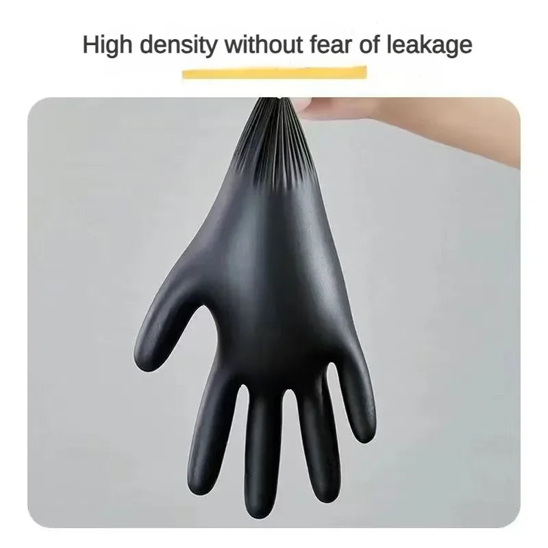 Black Xl Latex Gloves Pvc Gloves Disposable Nitrile