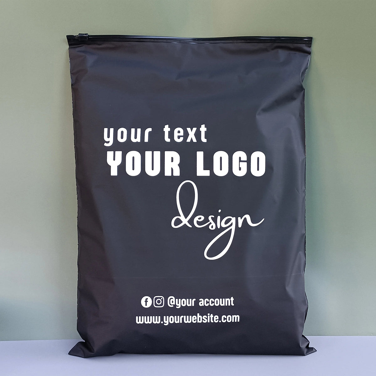 Custom Frosted Zipper Bag Storage Bag Clothing Swimsuit