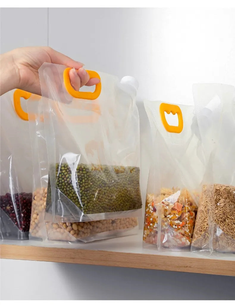 Sealable Grain Storage Bag Insect Proof Rice Dispenser