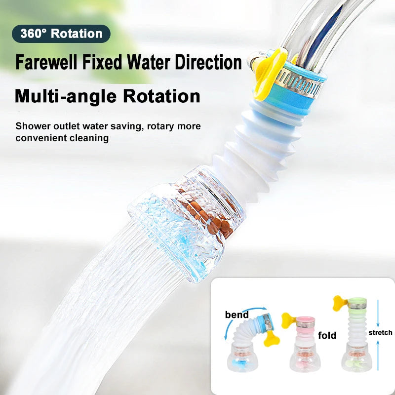 Universal 360 Rotation Faucet Bubbler Swivel Water Saving