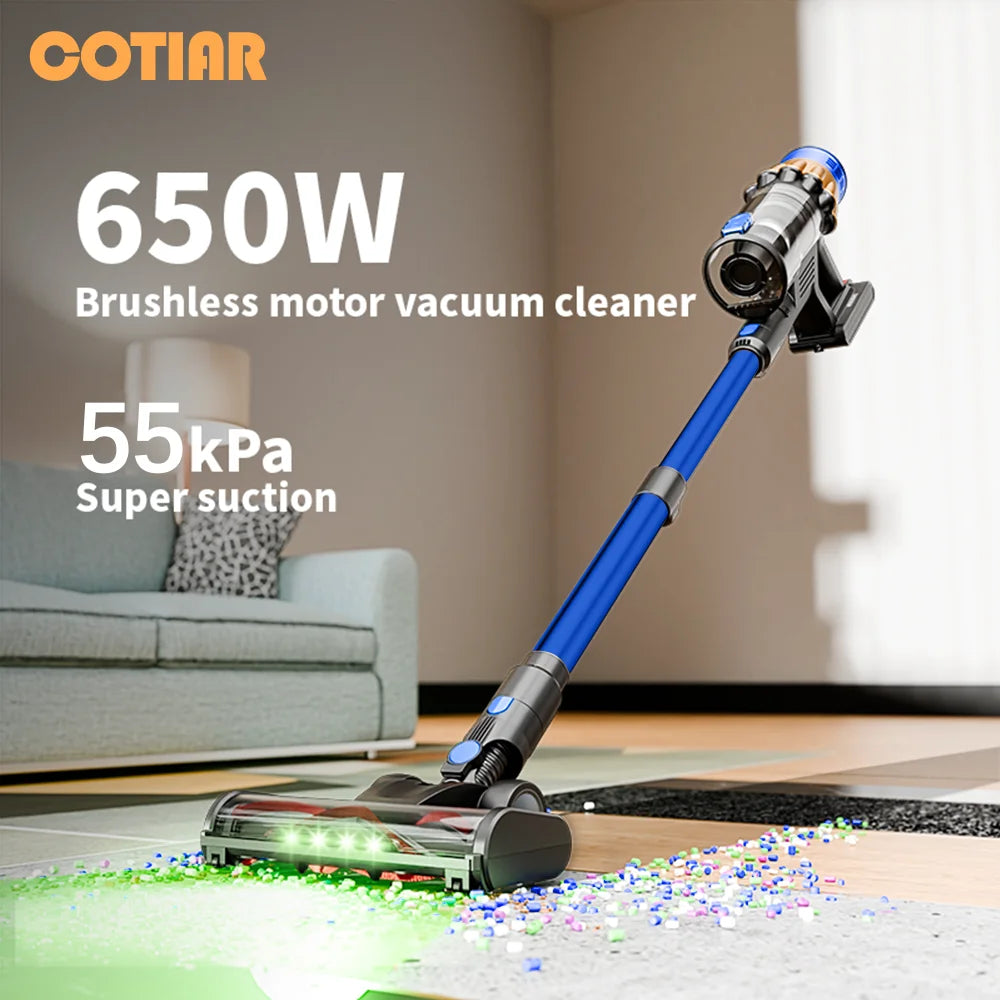 Cotiar V22 Cordless Vacuum Cleaner 650w 55000pa Appliance