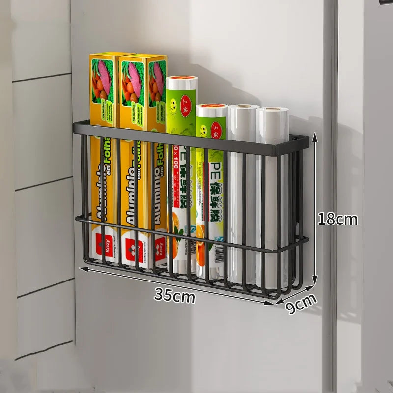 Multi-Function Magnetic Fridge Storage Rack Magnetic Paper Towel