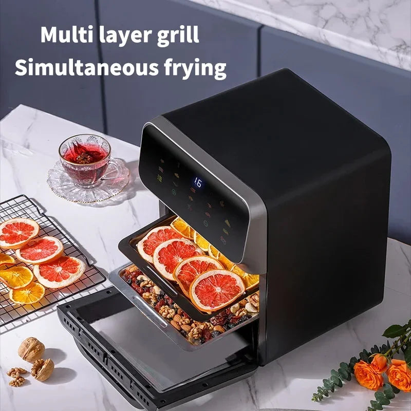 10l Large Capacity Electric Air Fryers Oil-Free Automatic