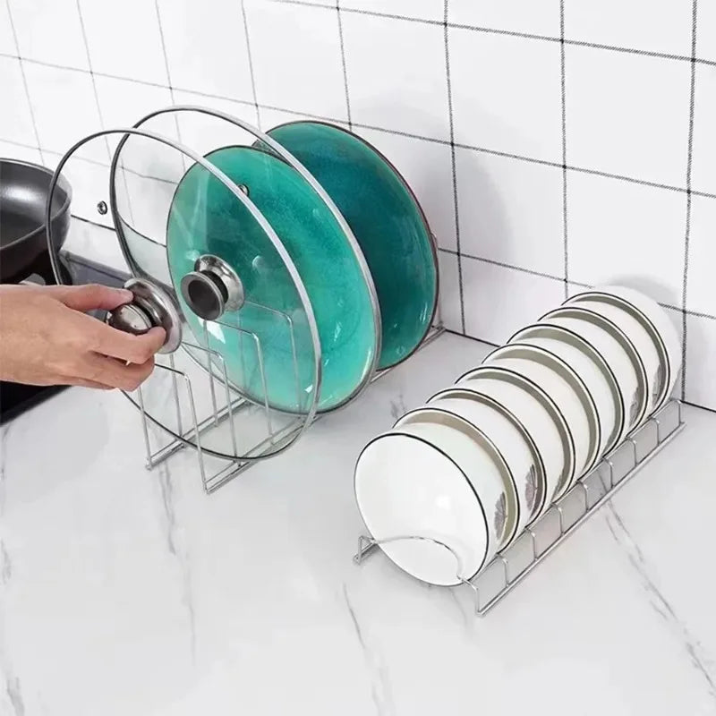 Stainless Steel Dish Storage Rack Desktop Drain Rack