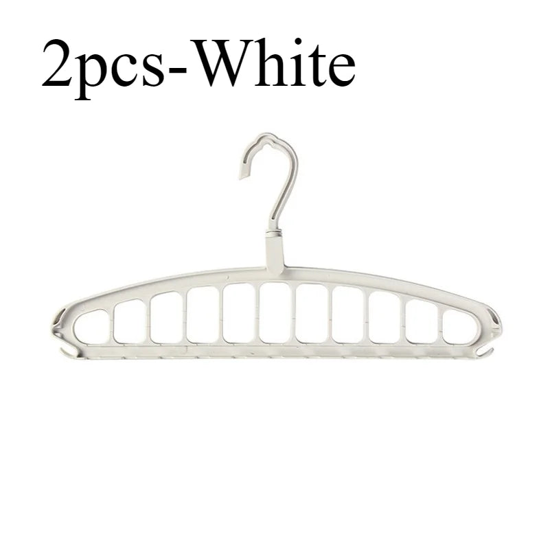 1/2pcs Space Saving Multi-Hole Clothes Hanger Dorm