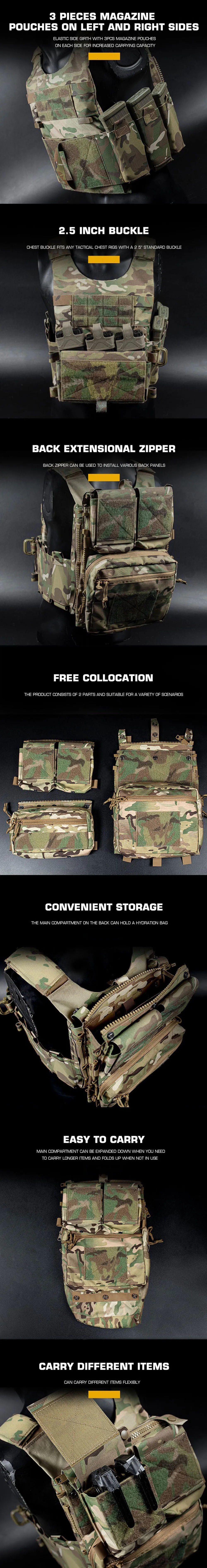 Lv119 Tactical Vest Spiritus System Plate Carrier Vest
