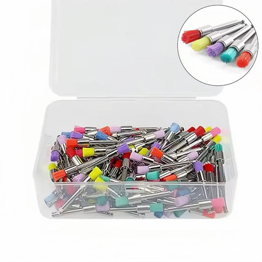 100pcs/Box Dental Prophy Brushes Disposable Latch Type Tooth