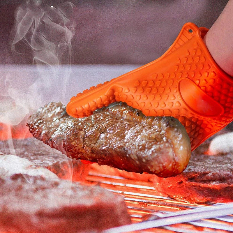 Baking Silicone Microwave Oven Gloves Bbq Grill Gloves