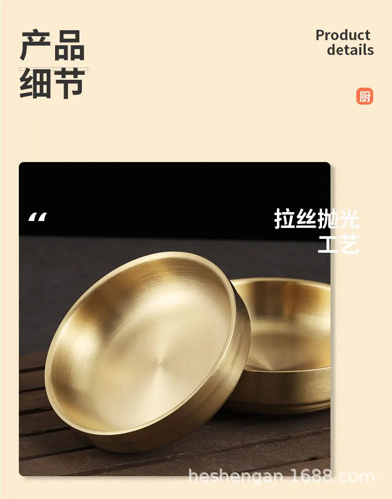 Korean 304 Stainless Steel Sauce Dish Small Dish