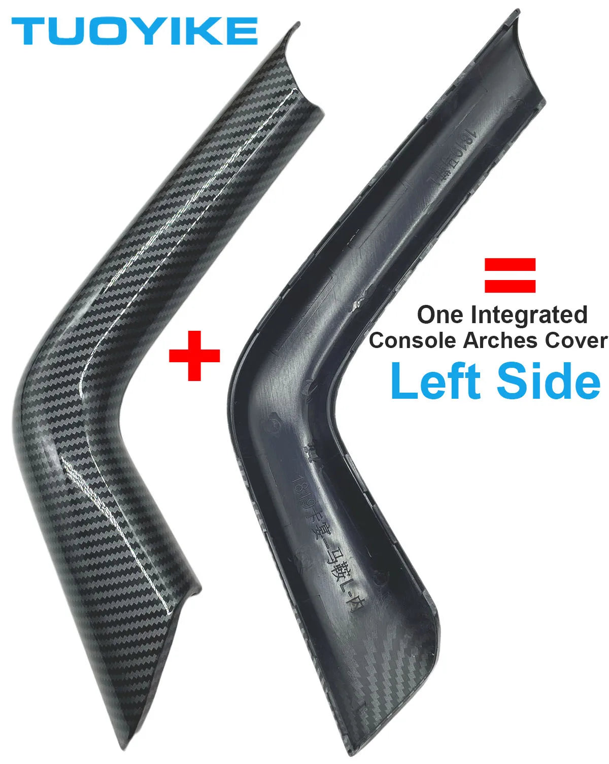 Car Abs Carbon Fiber Interior Door Pull Handle