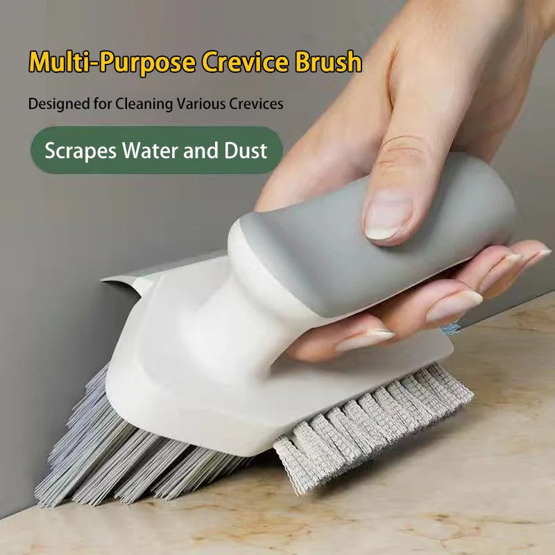 In Brush Squeegee Gap Groove Cleaning Glass Scraper