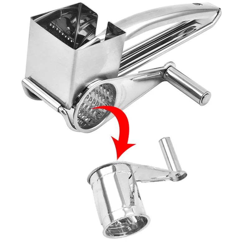 Holaroom Stainless Steel Cheese Slicer Shredder Drums Blades