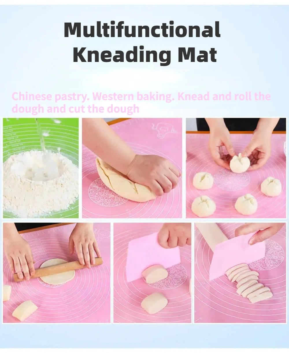 Silicone Baking Mat Pizza Dough Maker Pastry Cooking