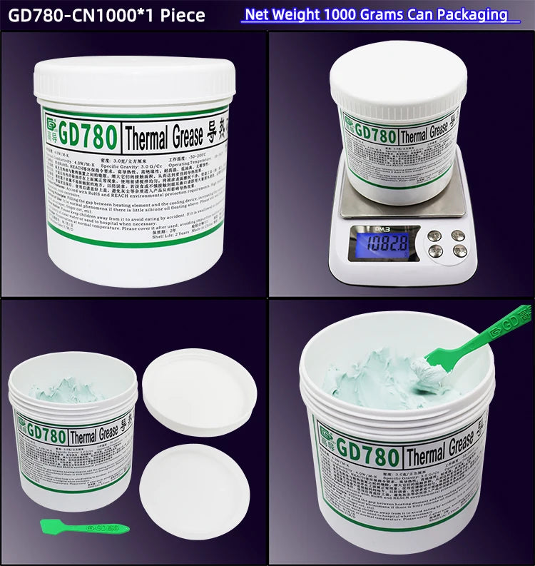 Gd900 Gd007 Gd-2 Thermal Grease Net Weight 1000g