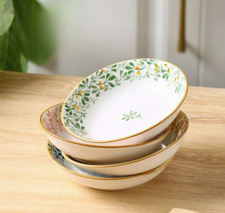 Japanese Style Ceramic Dessert Sauce Dish Plate Creative