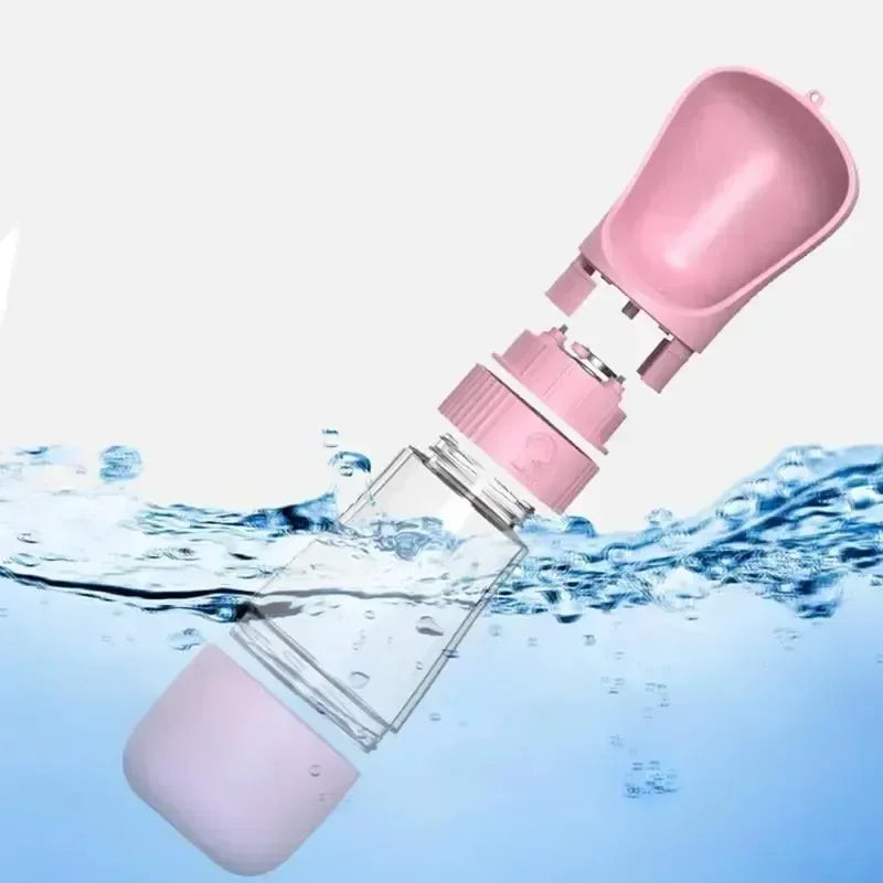 320ml Dog Water Bottle Food Container Travel In