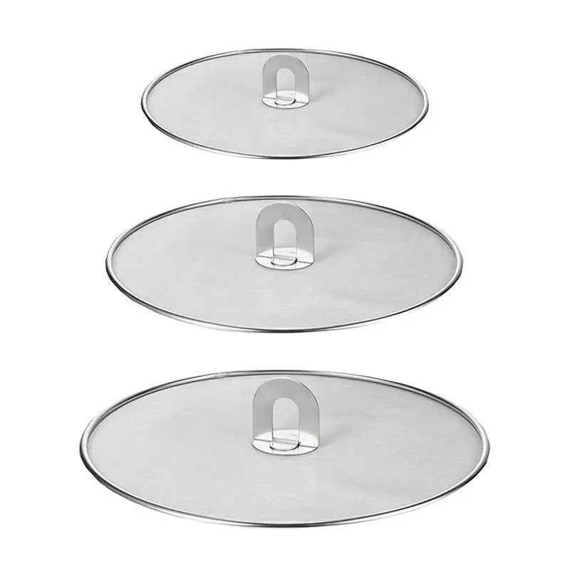 Dia 25/29/33cm Stainless Steel Splatter Screen Mesh Pot