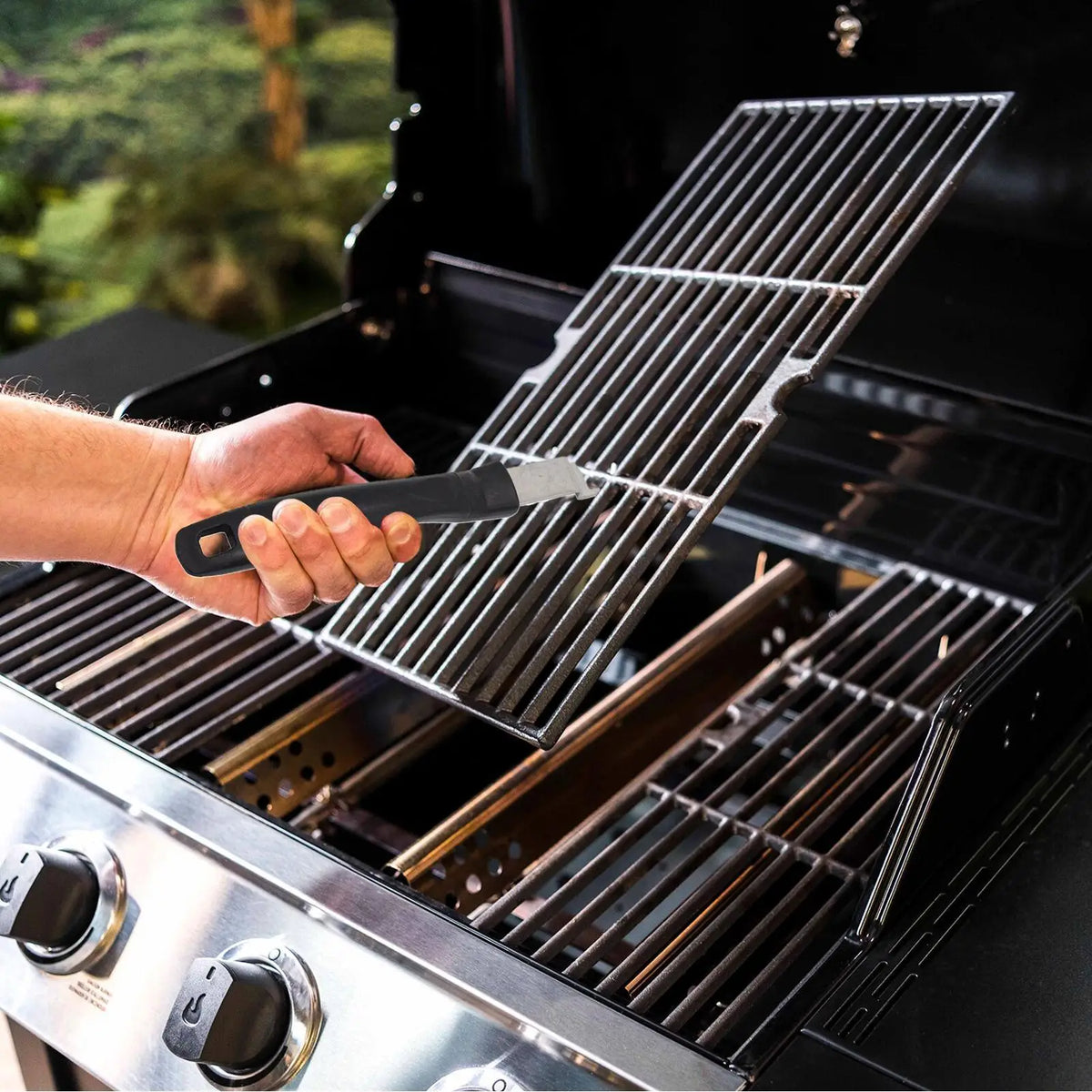 Stainless Steel Grill Grate Lifter Charcoal Grills Bbq