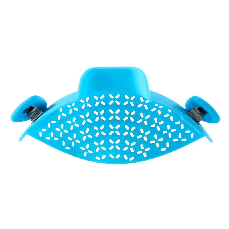Universal Silicone Clip-On Pan Pot Strainer Anti-Spill Pasta