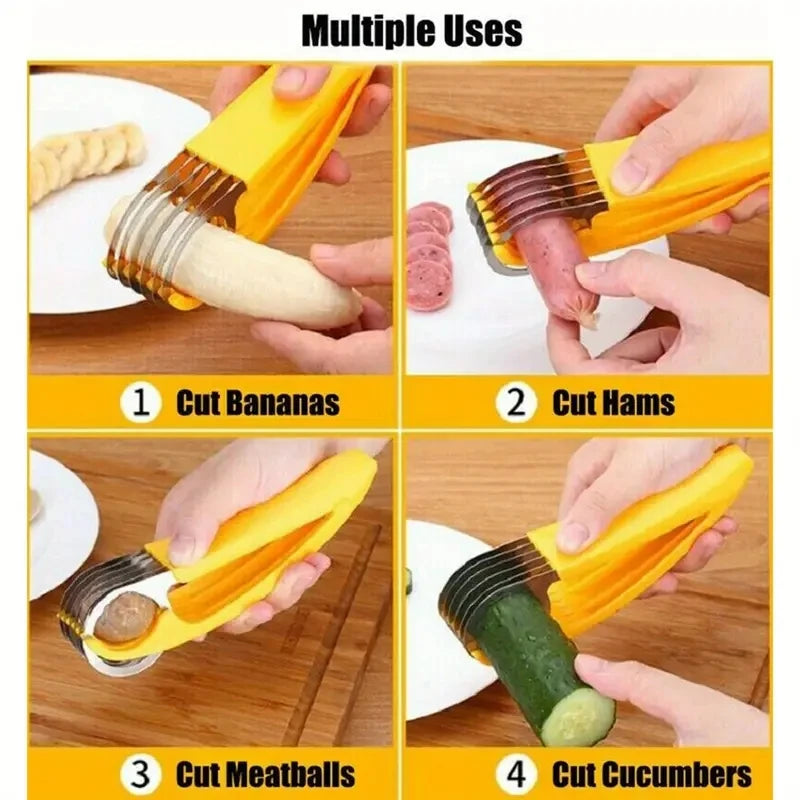 Vegetable Chopper Banana Cucumber Slicer Fruit & Vegetable