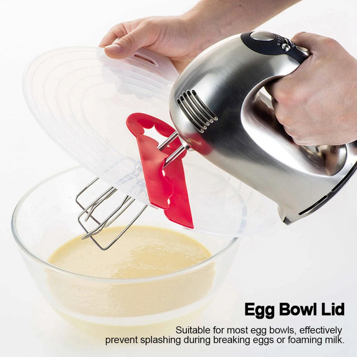 Mixing Bowl Splatter Guard Pp Silicone Mixer Splatter