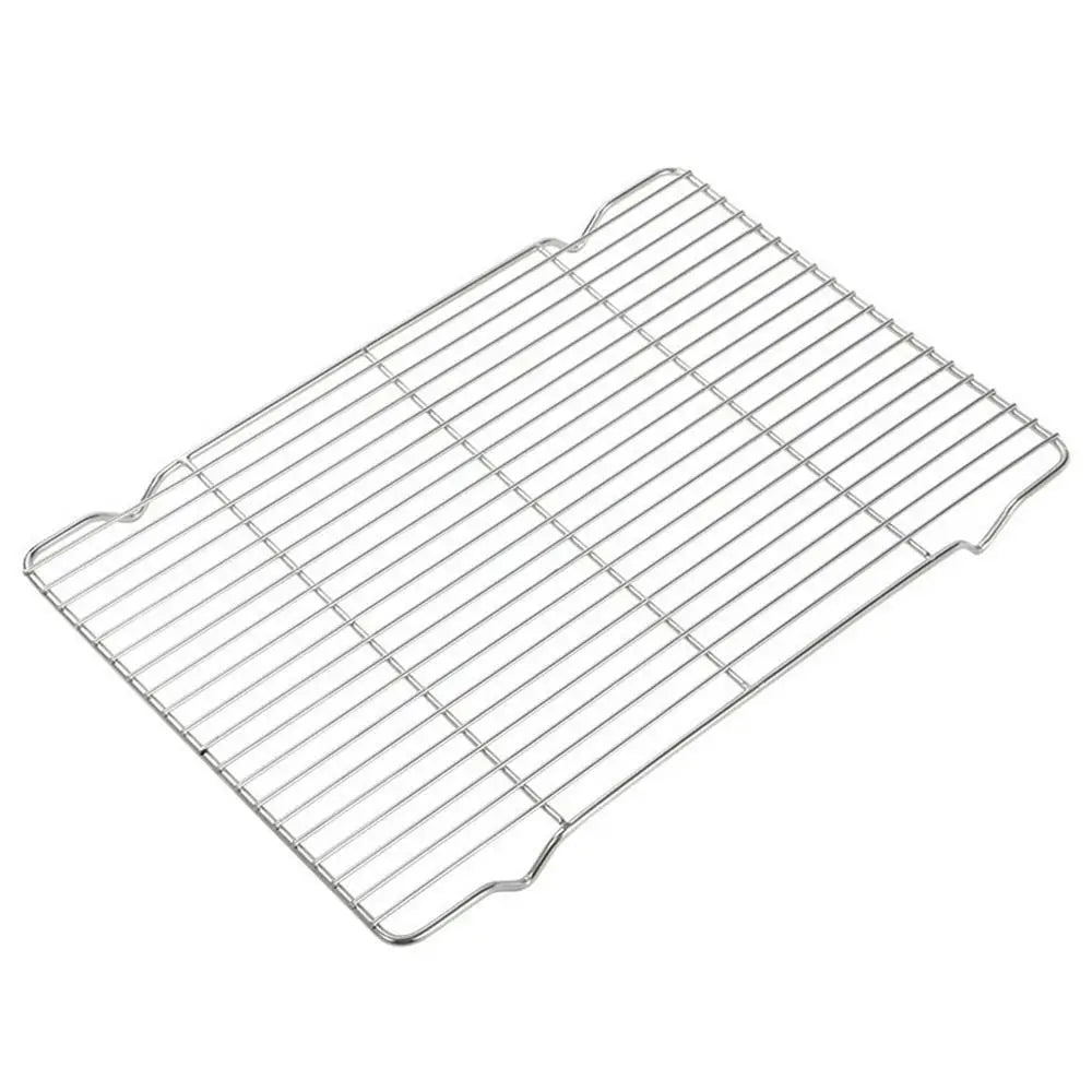 Stainless Steel Cooling Rack Non-Stick Silver Bbq Tray