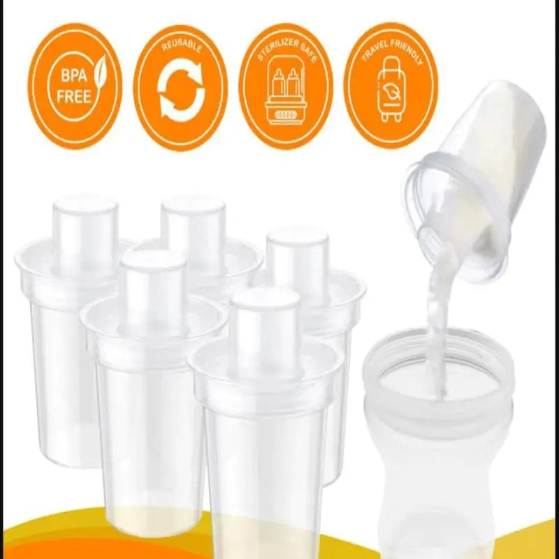 -1set 80ml Baby Milk Powder Dispenser Baby Food