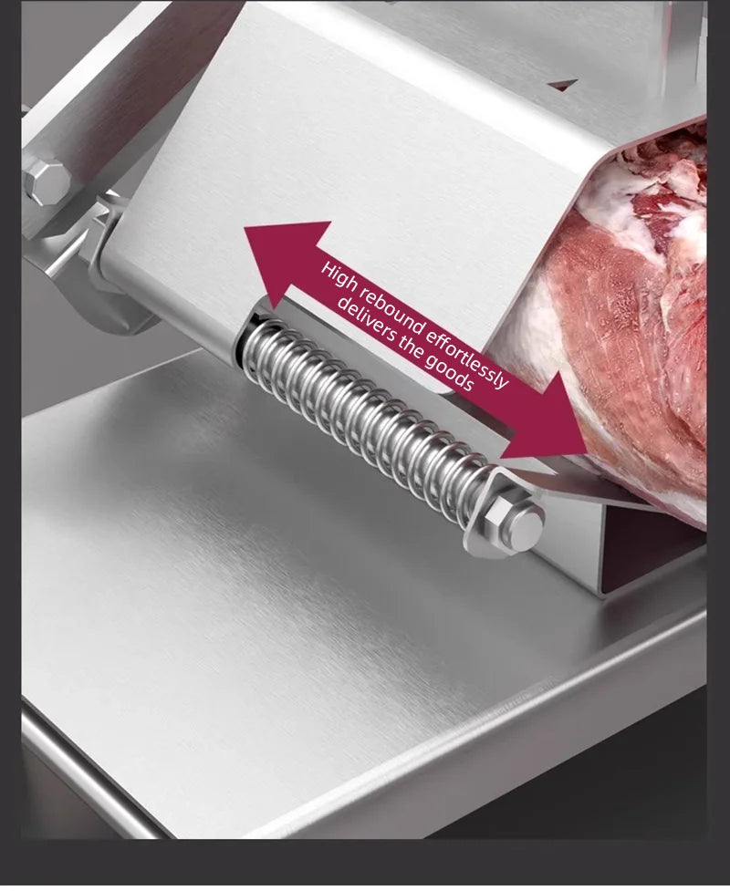 Divedeer Electric Deli Meat Slicer Sus 420 Stainless