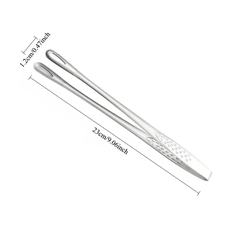 Food Tongs 304 Stainless Steel Barbecue Tongs Clip