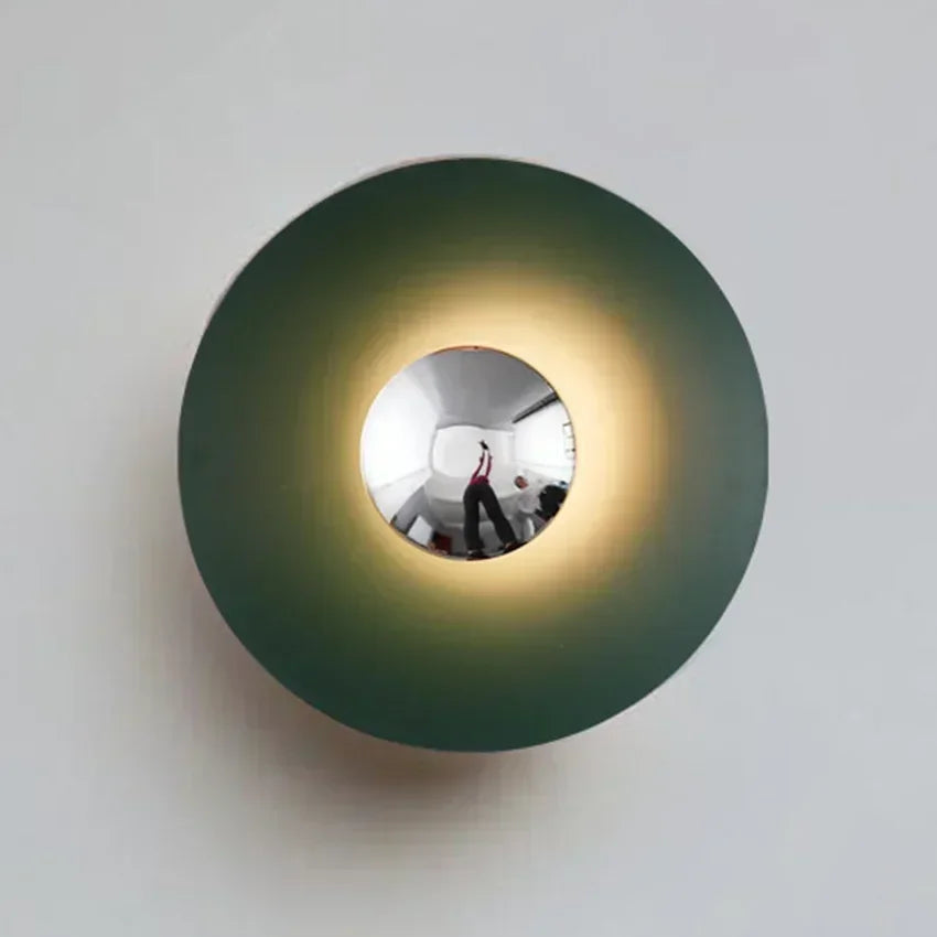 Modern Minimalist Designer Led Wall Light Dish Foyer