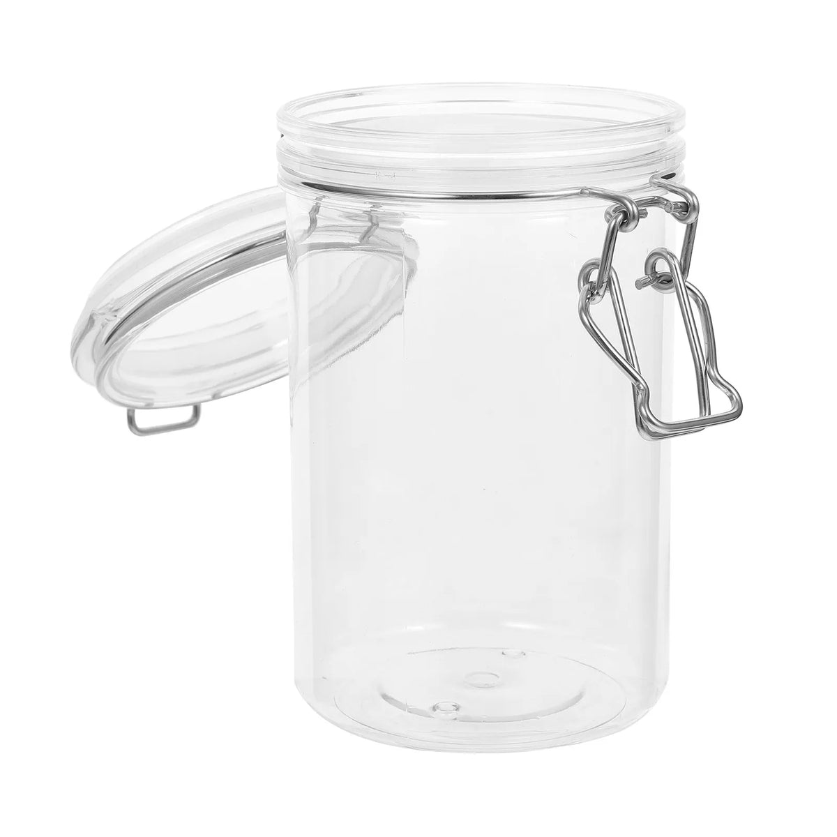 750ml Plastic Storage Canister Snacks Tea Coffee Beans