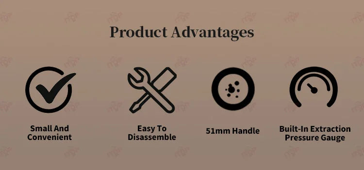 Itop W1 Mini Hand Press Coffee Maker Detachable