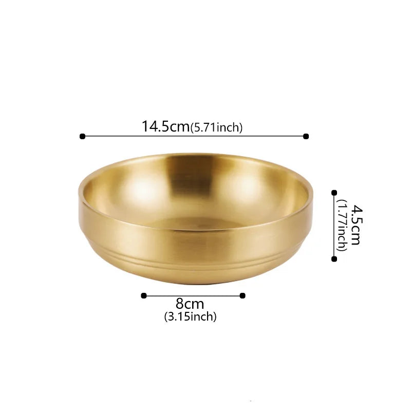 Stainless Steel Sauce Dish Small Dish Kimchi Dish