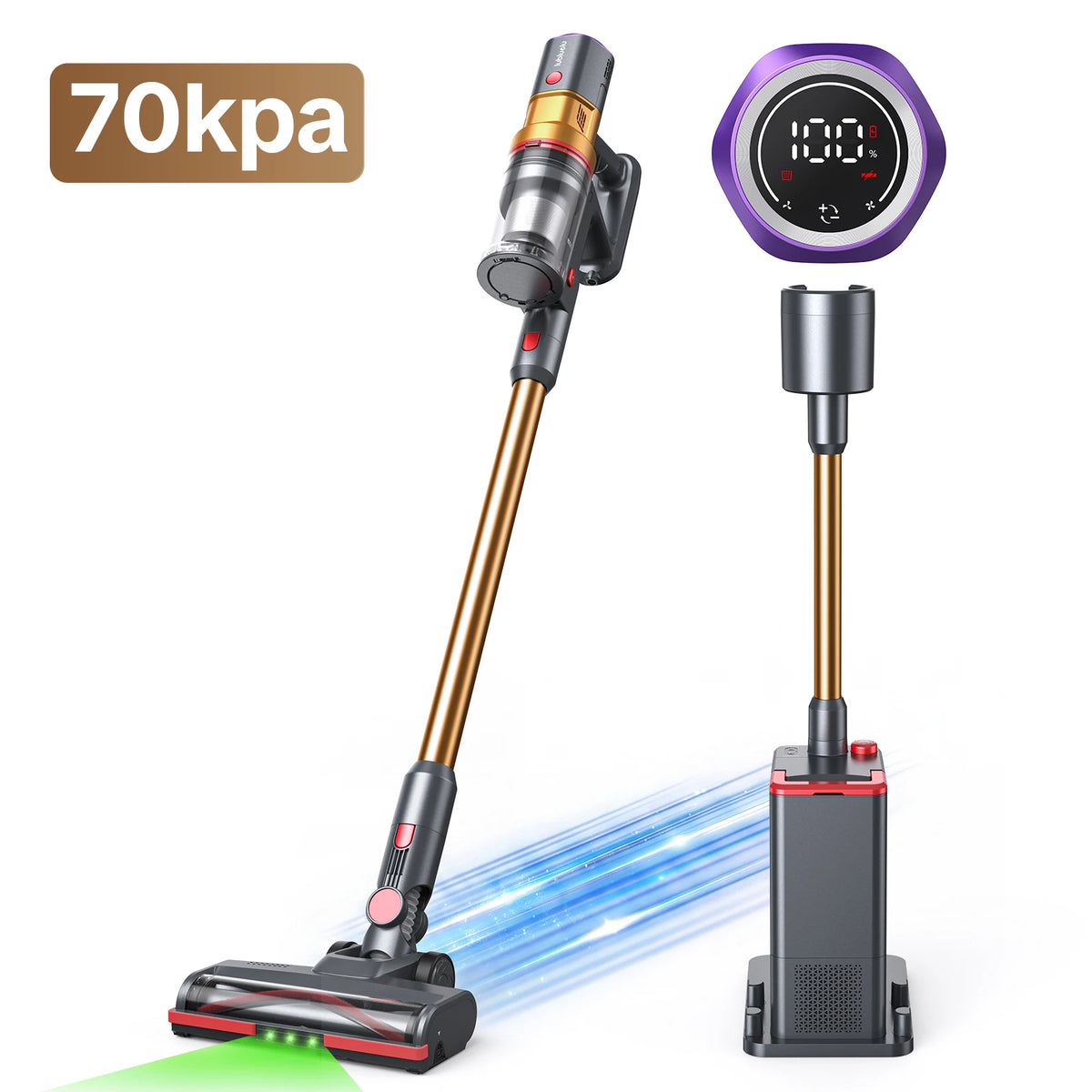 Lubluelu X1000 Vacuum Auto Empty Base Station 70kpa
