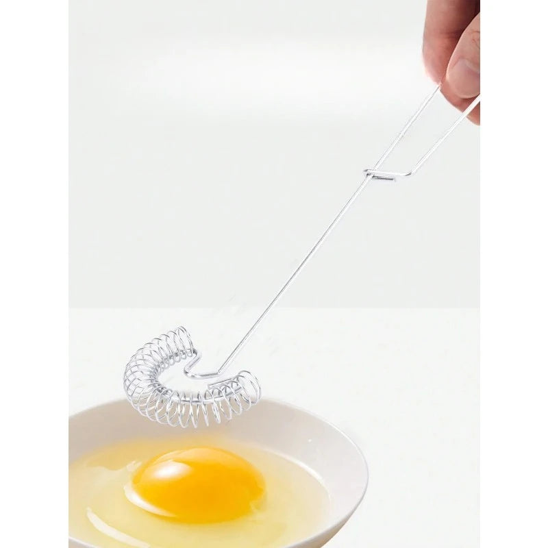 1pcs Non-Stick Stainless Steel Whisk Spiral Egg Beater
