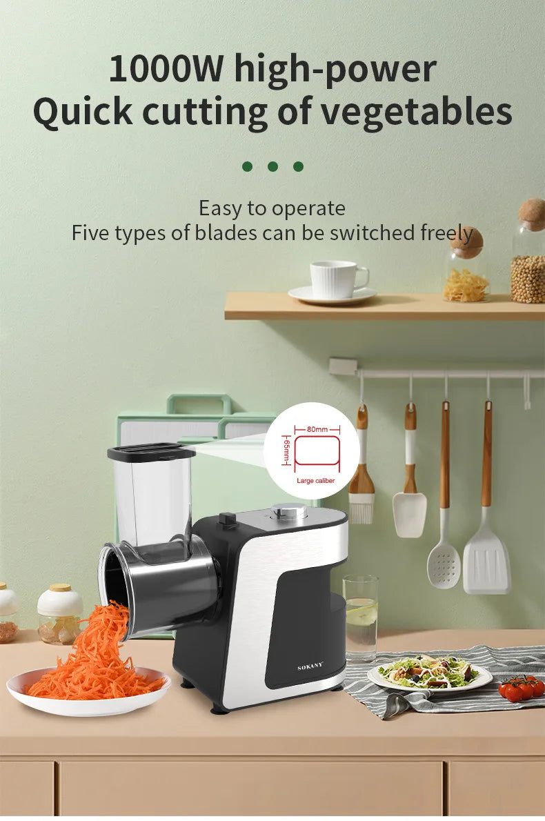 Sokany1180 Vegetable Cutter Slicer Shredder Carrot Potato