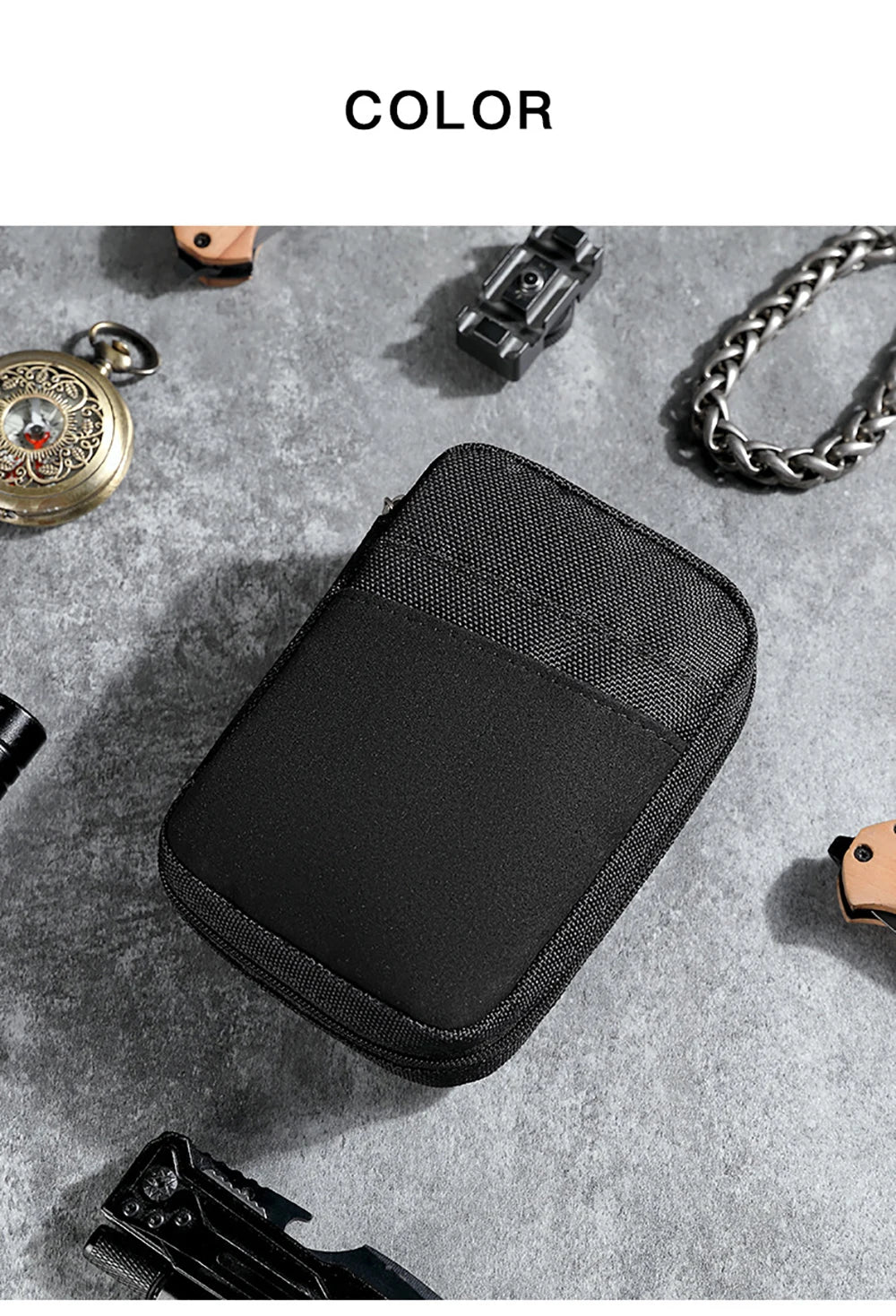 Outdoor Edc Organizer Pouch Pocket Bag Men Utility