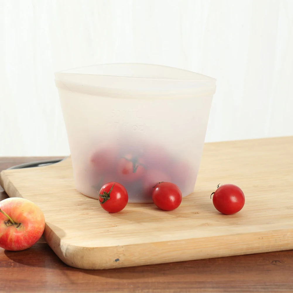 Silicone Food Storage Bags Leakproof Containers Reusable
