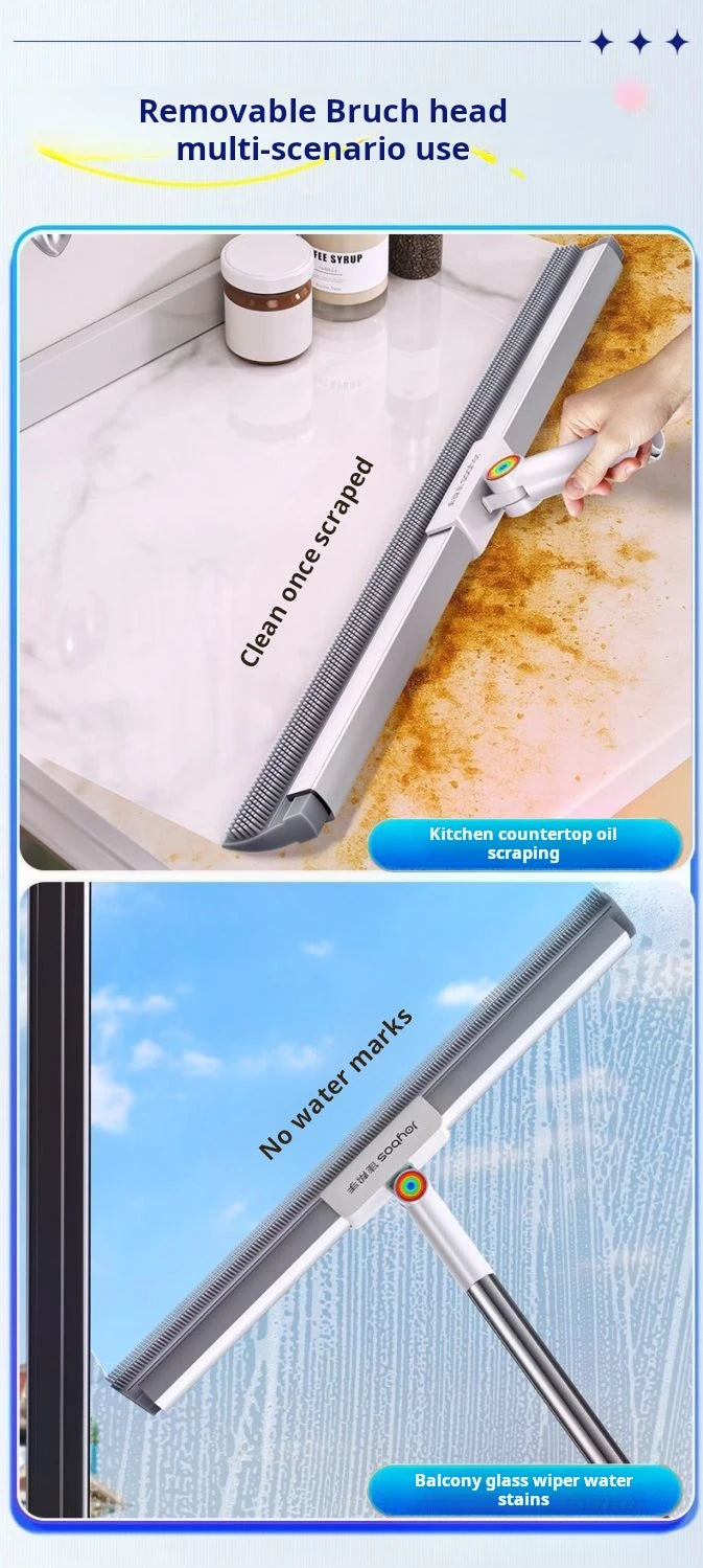 Silicone Scraper 50cm Wiper Floor Mop 360 Complete